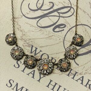 Beautiful Necklace with Bling just in time for the Holidays!!!  🎄🎉